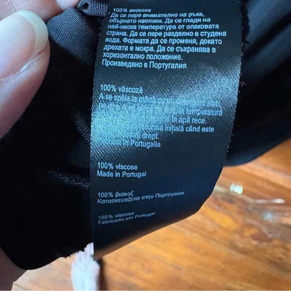 All Saints Viscose Tessa Black Sleeveless Top Size 4 - Picture 15 of 15